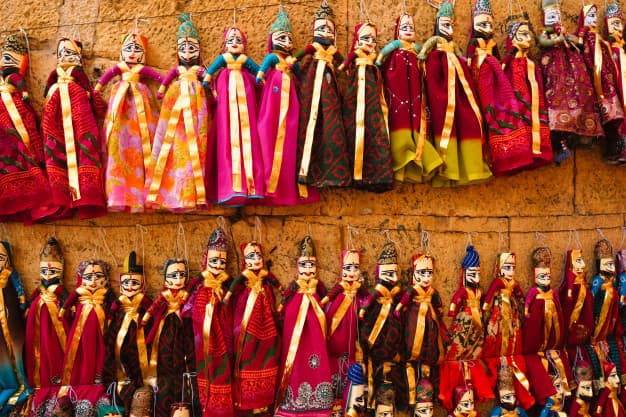traditional-rajasthani-puppets-sale-jaisalmer-rajasthan-india