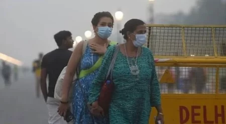 Delhi Air Pollution Aqi Reaches In Poor Category Www.thehindi.in