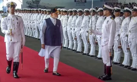 Indian Navy Admirals Newly Designed Shoulder Epaulettes Www.thehindi.in