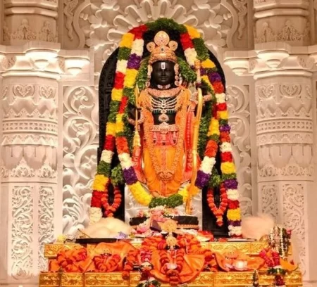 Ayodhya Ram Mandir Ram Lalla Idol Unveiled At Grand Temple In Ayodhya Www.thehindi.in